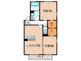 ソレイユ参番館の物件間取画像